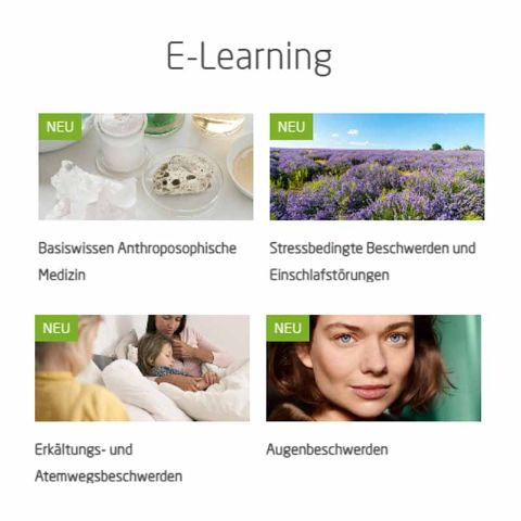 Interaktive E-Learnings zu Weleda Arzneimitteln - jetzt kostenlos starten!