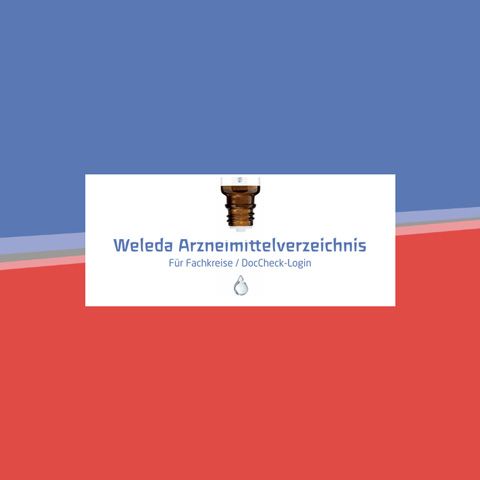 Weleda Arzneimittelverzeichnis